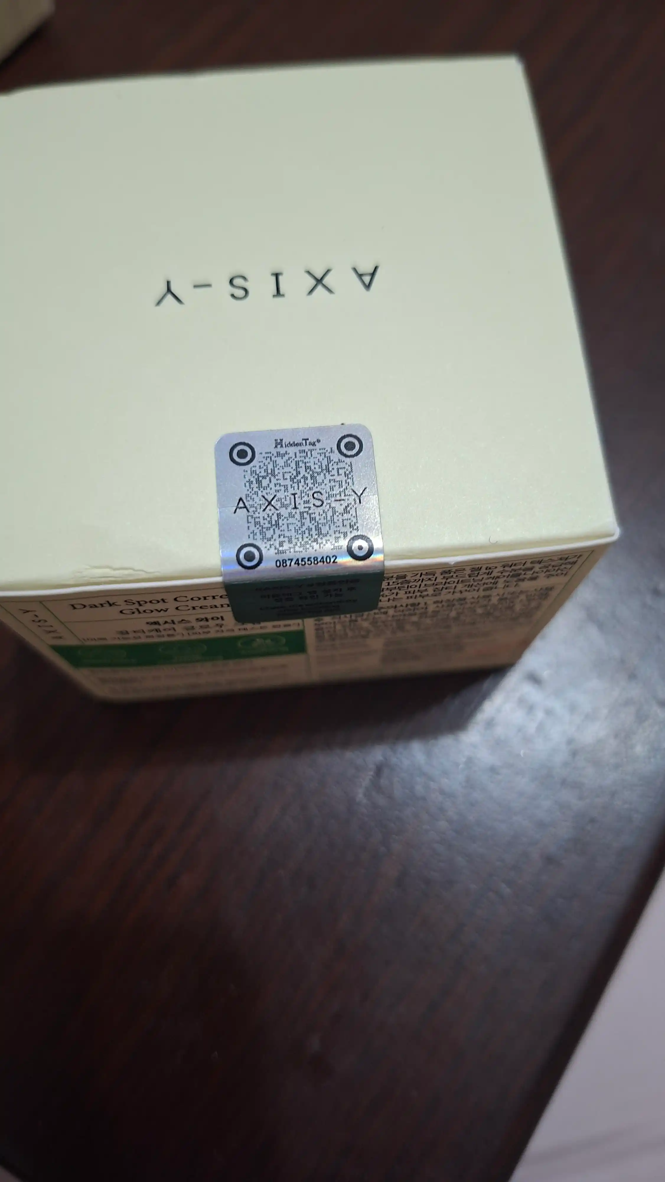Axis-Y niatsinamidli pigmentatsiyaga qarshi krem Dark Spot Glow Cream