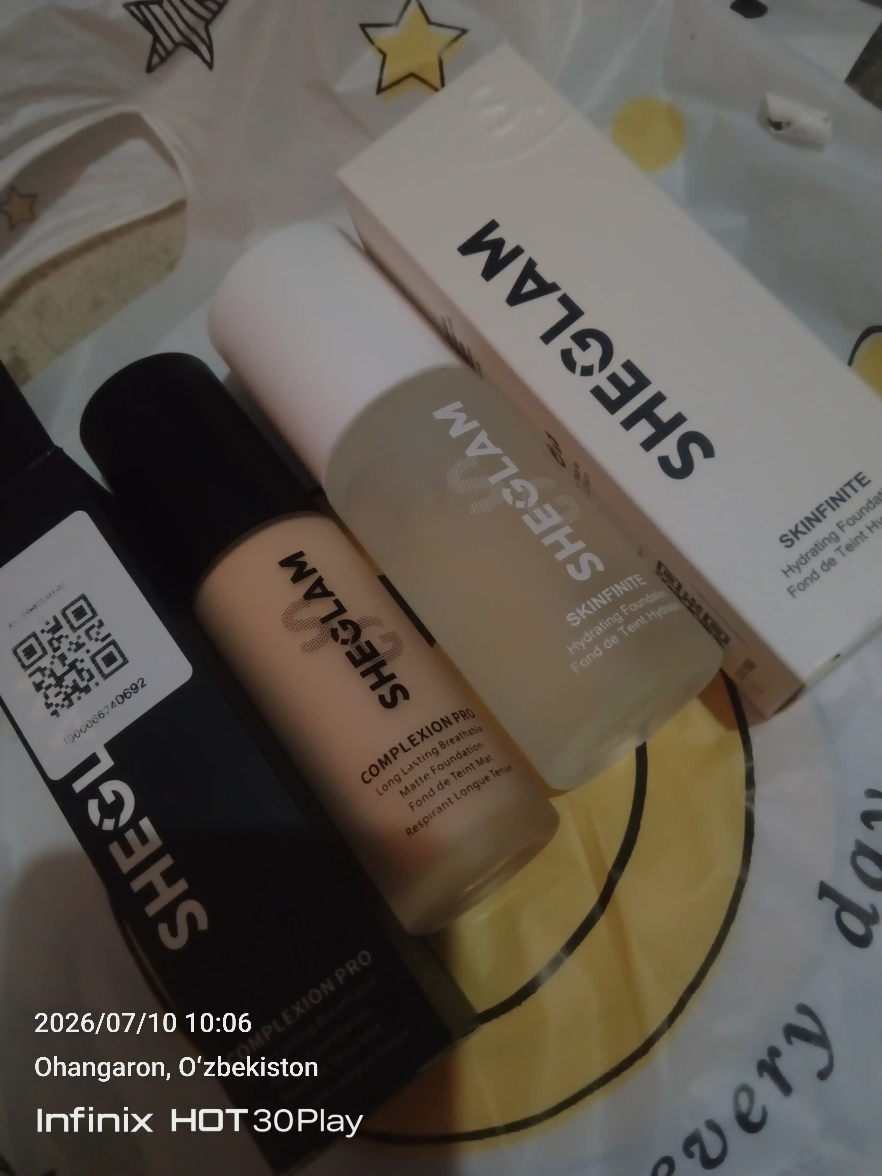 Makiyaj uchun asos SHEGLAM, baza, praymer, yuz terisi uchun, rangsiz, universal, 40 ml