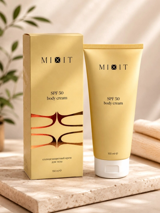 MIXIT SPF 50 Body Cream tana uchun quyoshdan himoyalovchi krem, 150 ml - 