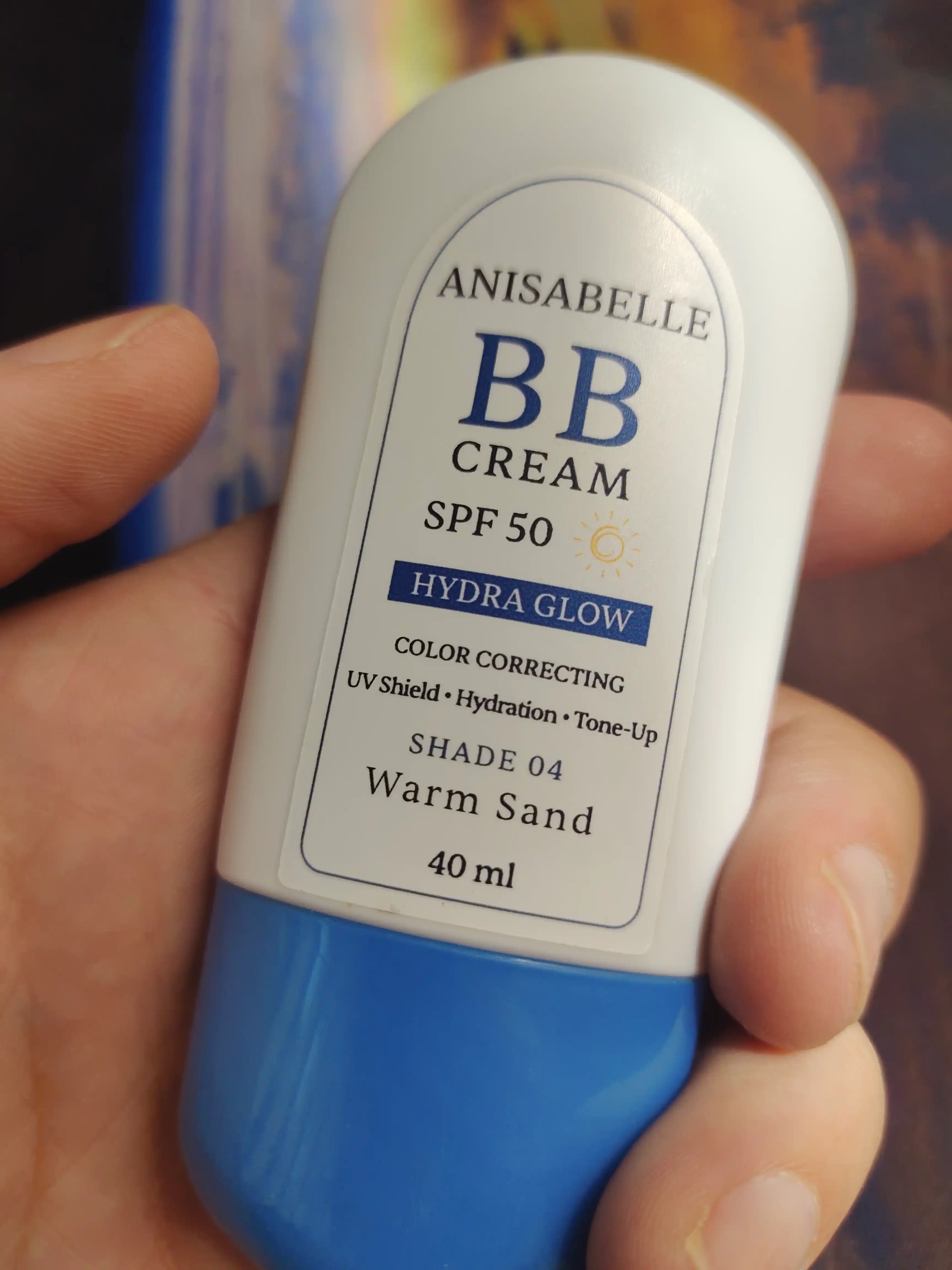 Anisabelle BB krem SPF 50, yuz uchun ton beruvchi va namlantiruvchi krem, 40 ml