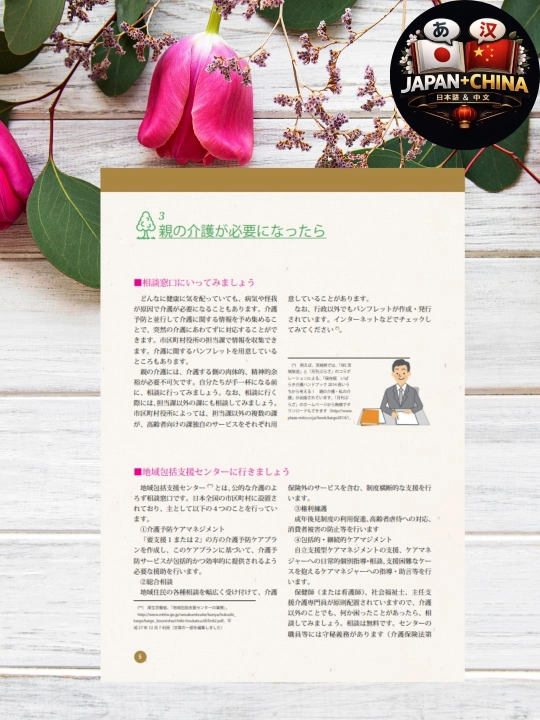 Guide Book по Kaigo Учебник по уходу в Японии, Без CD