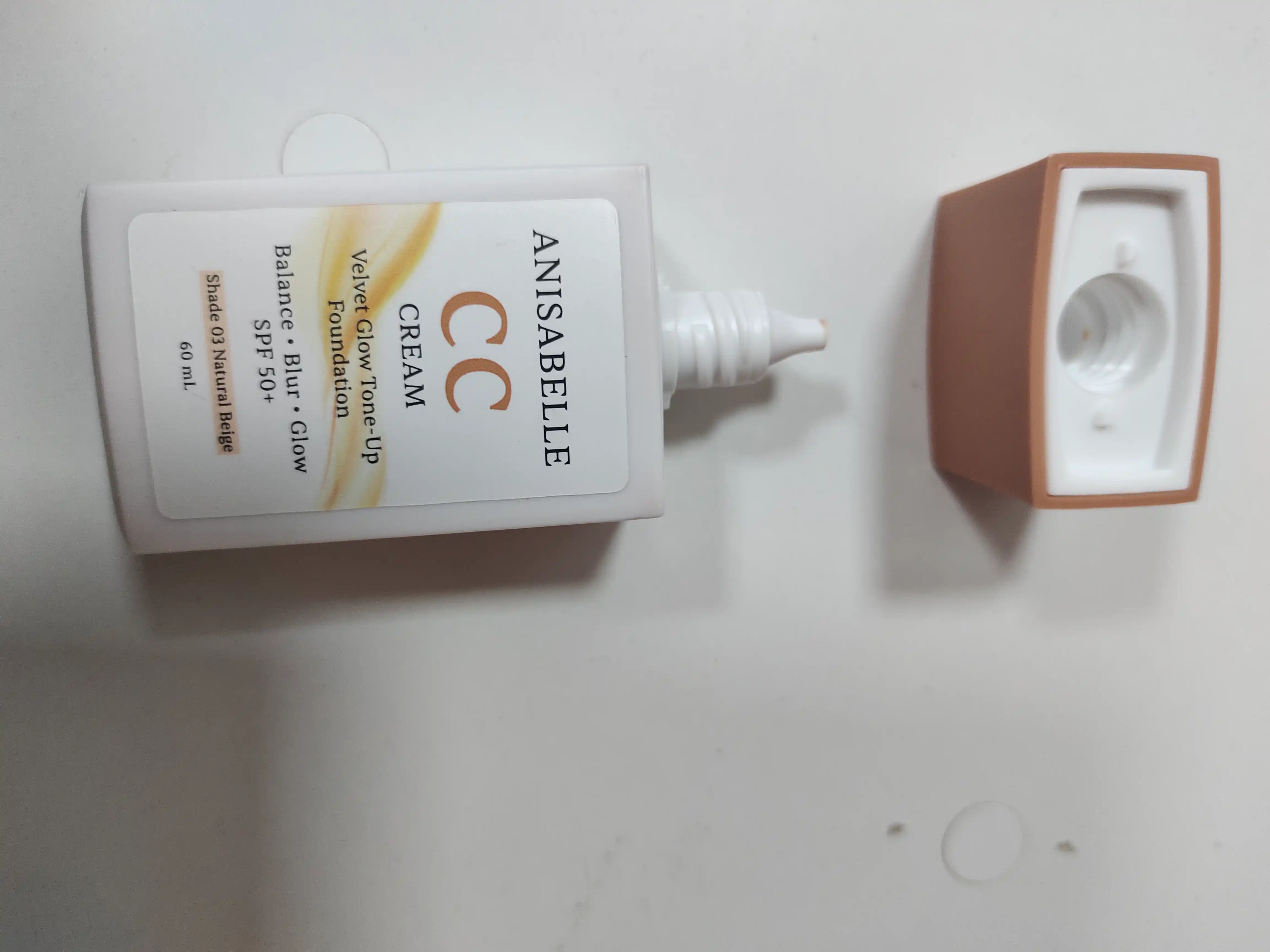 ANISABELLE CC-крем SPF 50+ для лица, защита от солнца и увлажнение, 60 мл