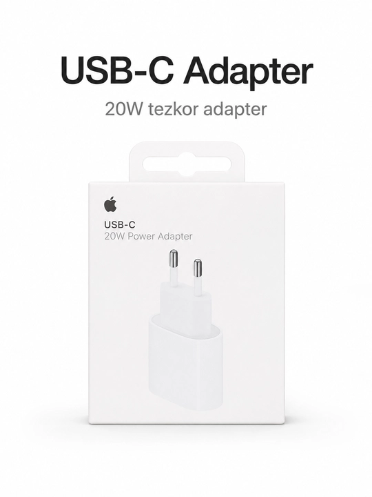 Iphone uchun kabel va adapter komplekt zaryadka - 