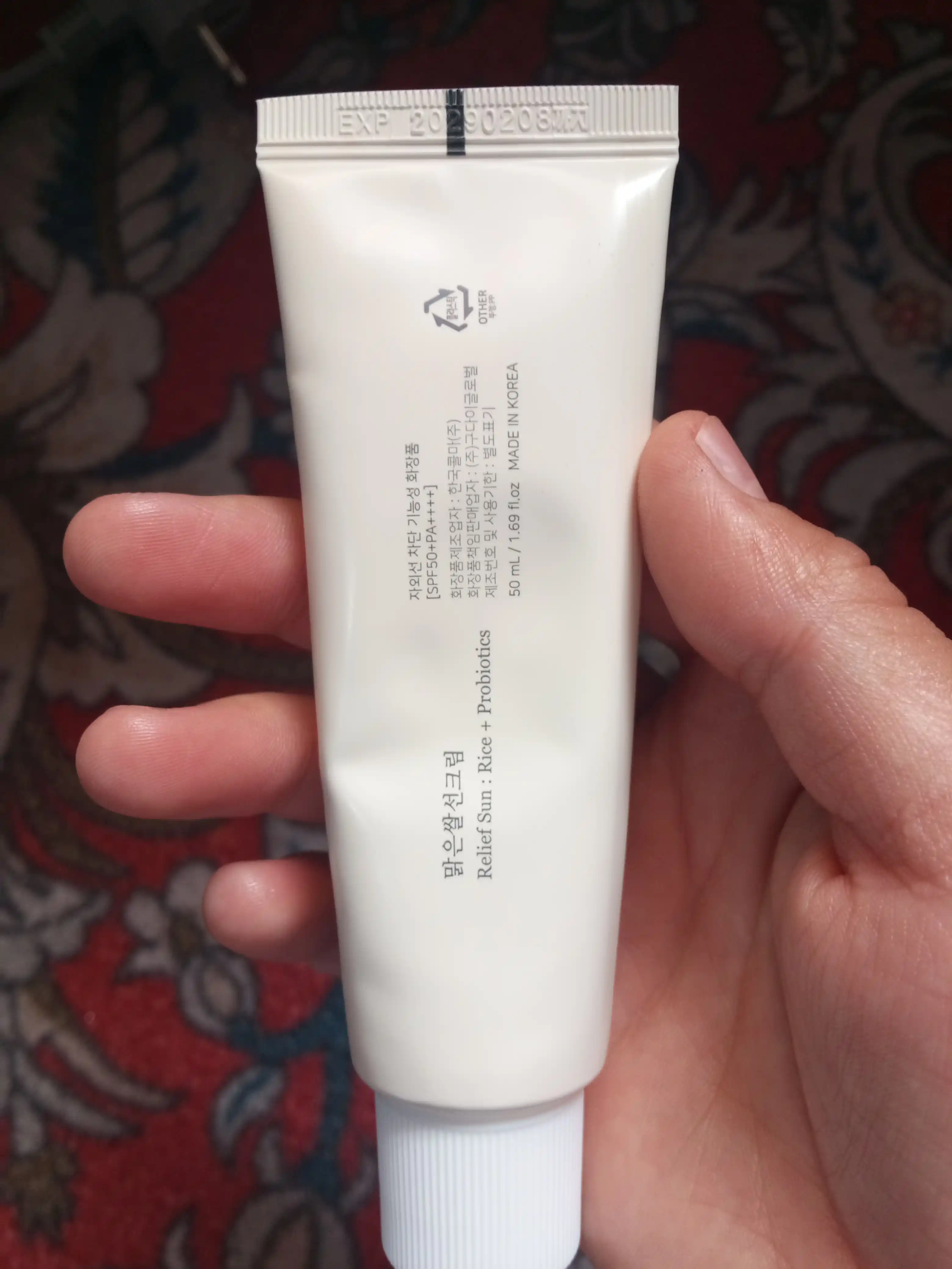 Quyoshdan himoya kremi Beauty of Joseon Relief Sun: Rice+Probiotics SPF 50+ PA++++, 50 ml