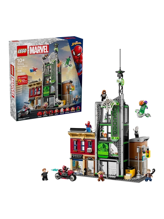 LEGO Marvel Человек-паук против Oscorp 76324, набор с 8 минифигурками - 
