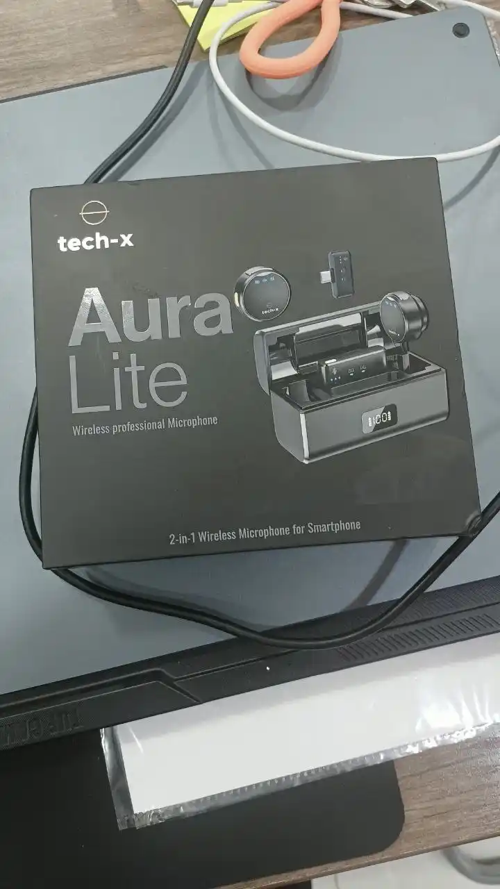 Simsiz mikrofon Tech-X Aura Lite, Godox, 2 qabul qiluvchi iPhone/Android, 360° ovoz