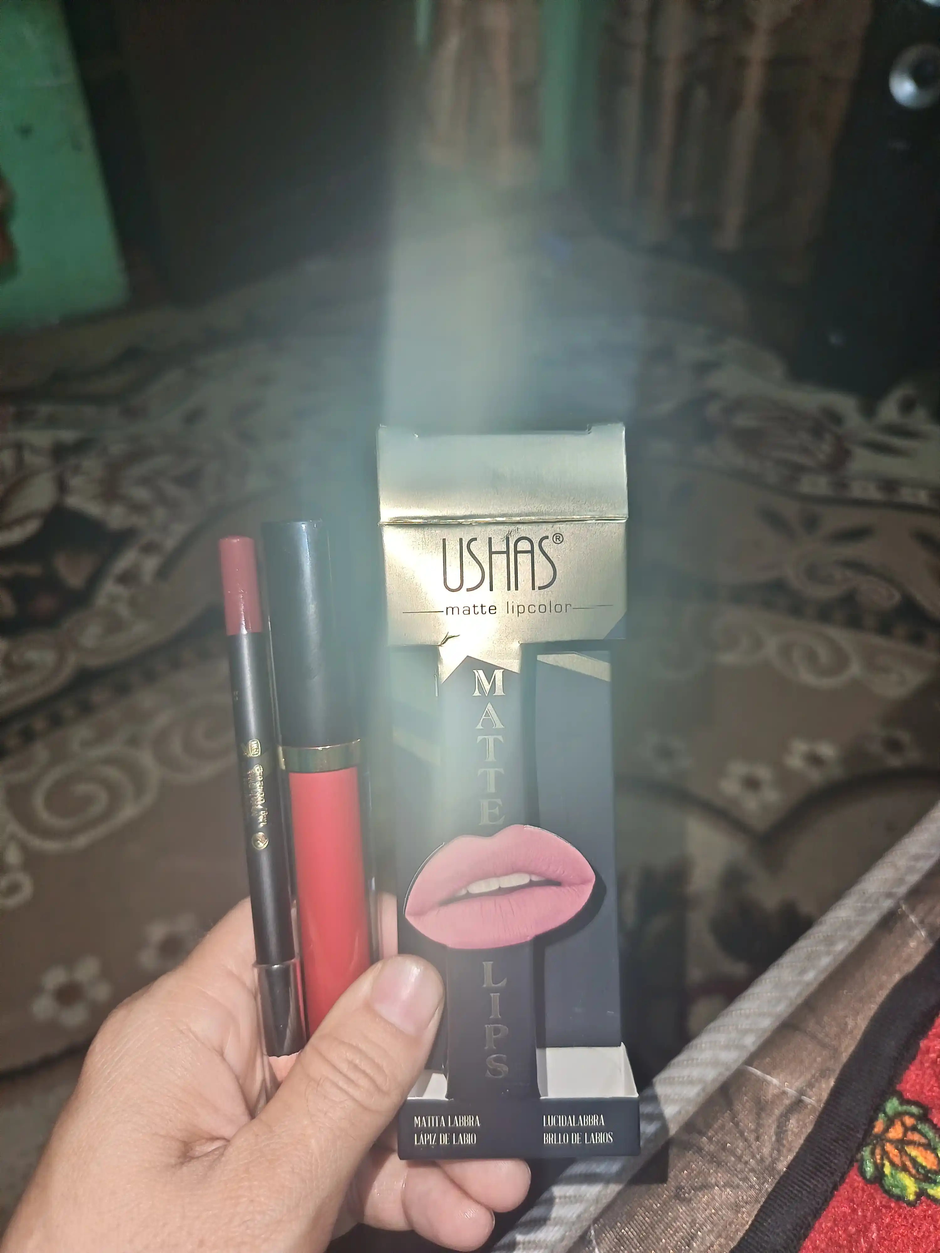 Lablar uchun 2in1 da matoviy pomada+karandash kontur, lab balzam, lab qalami, tint 28 ml