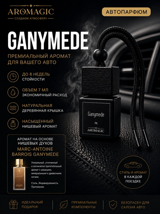 Автопарфюм AROMAGIC — ароматизатор для автомобиля, 7 мл, стойкий премиум аромат - 