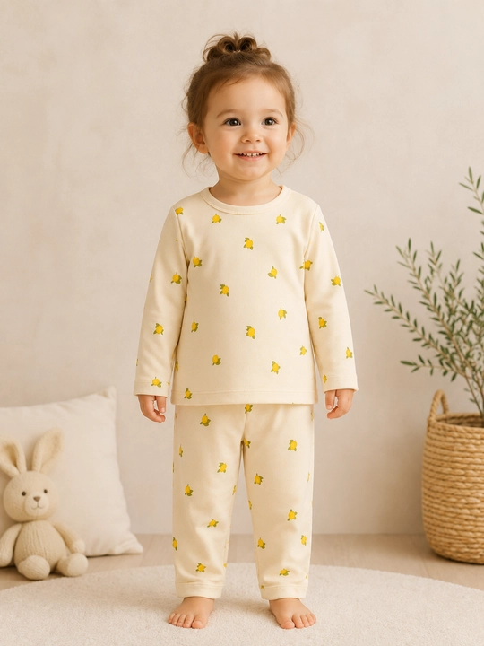 Qizaloqlar va o'gil bolalar uchun 2 qismli pijama to‘plami