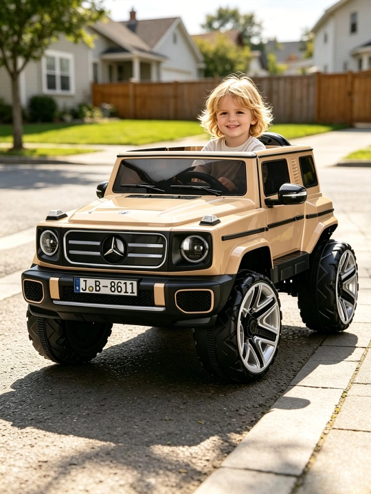 Детский электромобиль 24V, 2 места, пульт 2.4G, Bluetooth, LED, 4 мотора