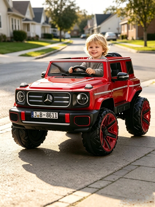 Детский электромобиль 24V, 2 места, пульт 2.4G, Bluetooth, LED, 4 мотора