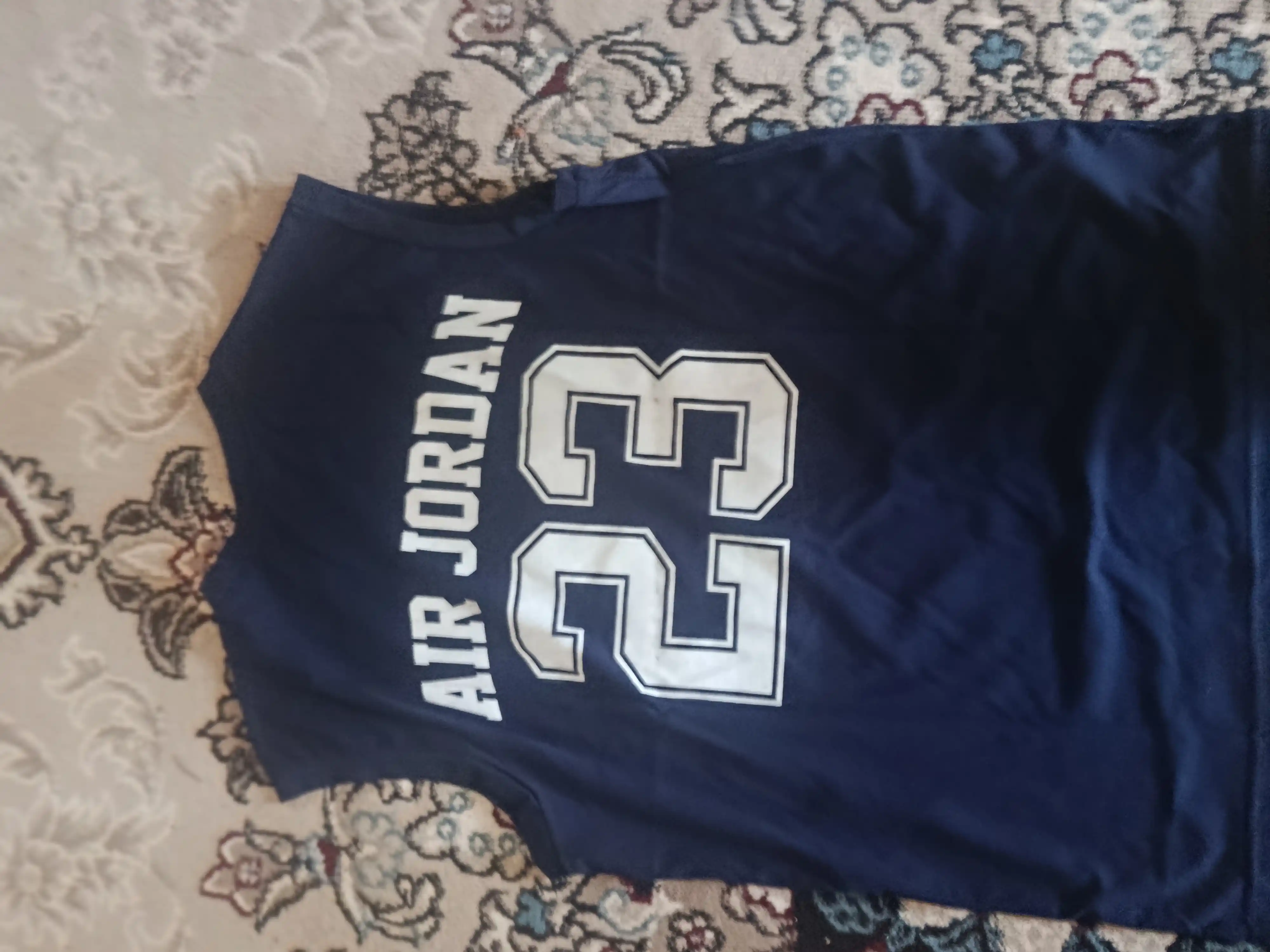 Jordan printli erkaklar yengsiz futbolkasi sport va kundalik kiyish uchun L-3XL