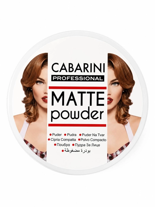 Пудра для лица Gabrini Matte Powder, матовая пудра, водостойкая, 12 г