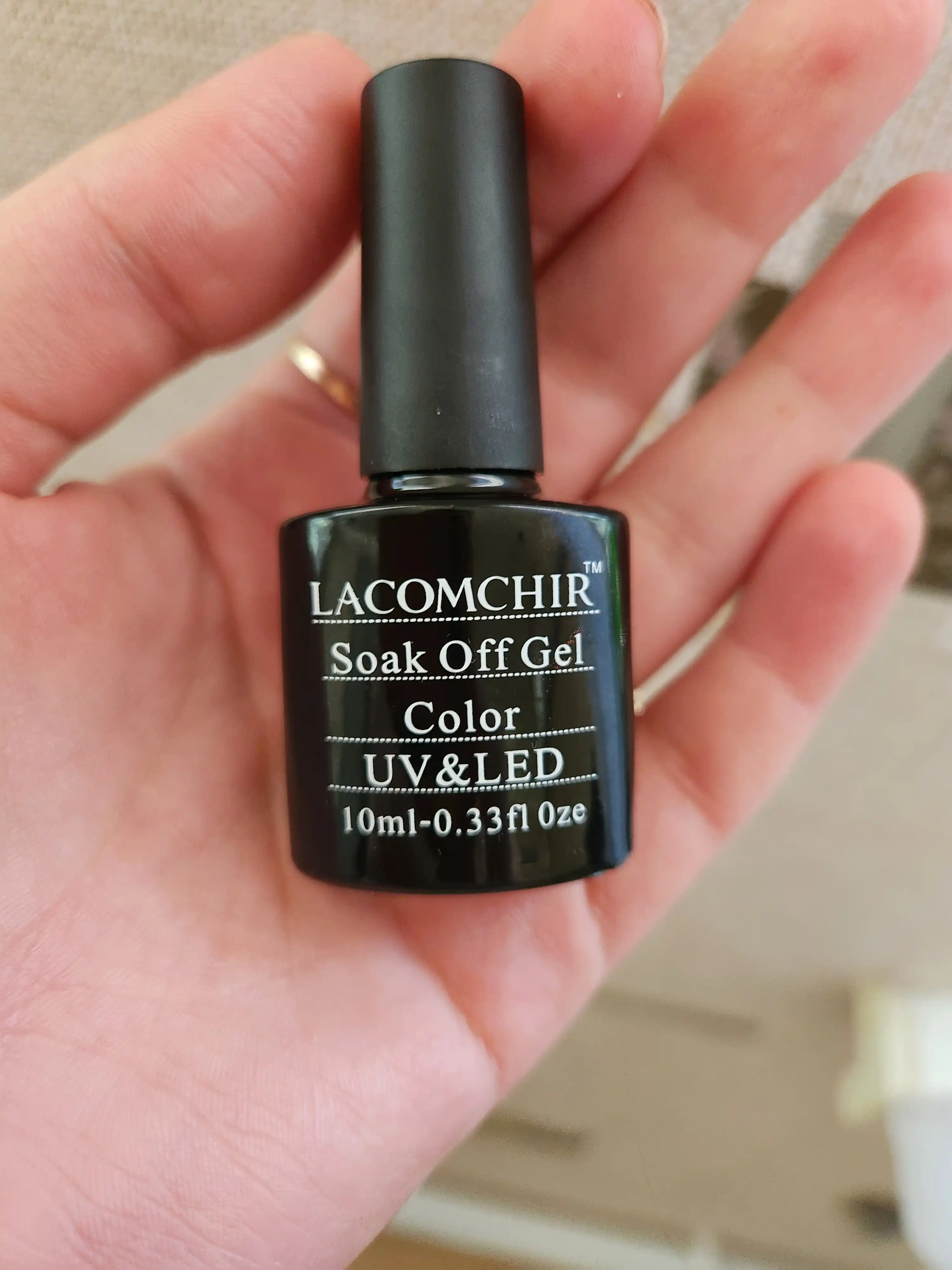 LACOMCHIR gel lak mushuk ko‘zi, magnit effekt, mustahkam qoplama, 15 ml