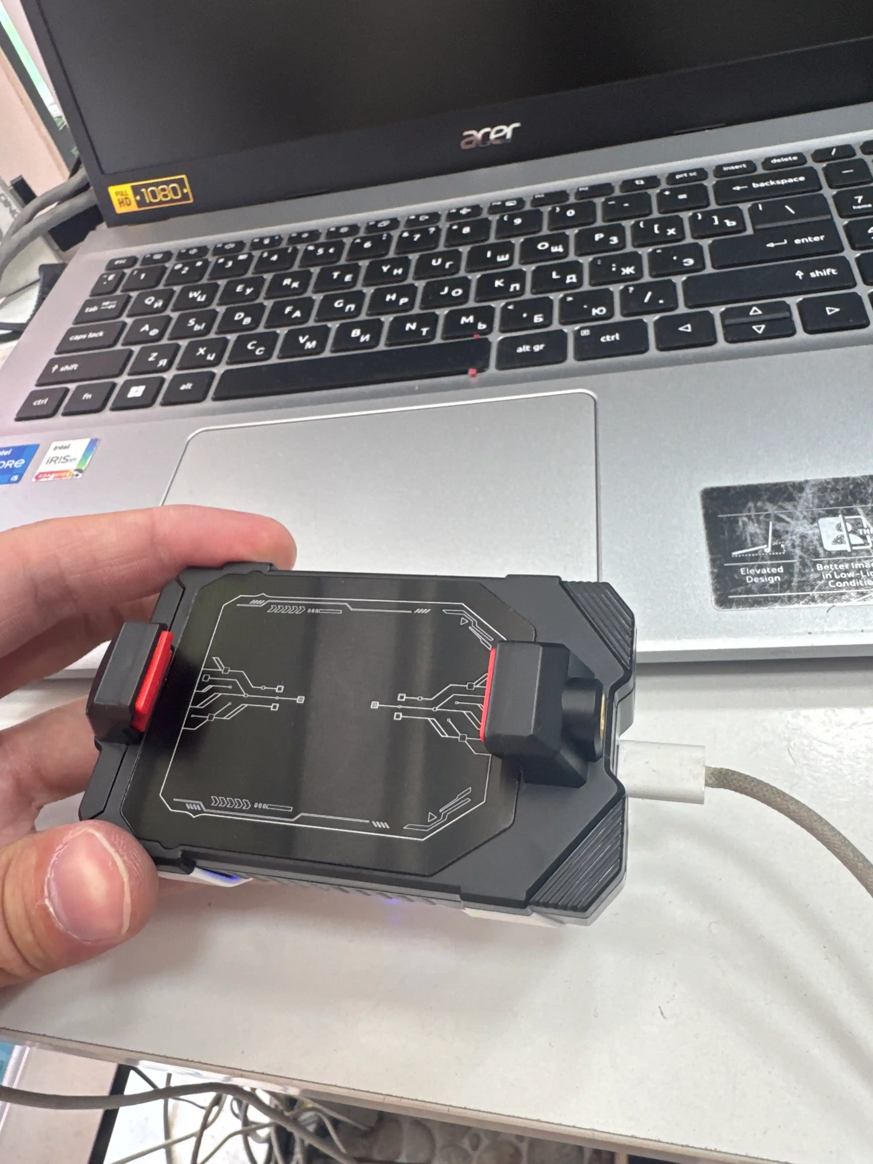 Telefon uchun kuler X136 simsiz, smartfon sovutgich radiatori + PUBG perchatkasi sovg'a