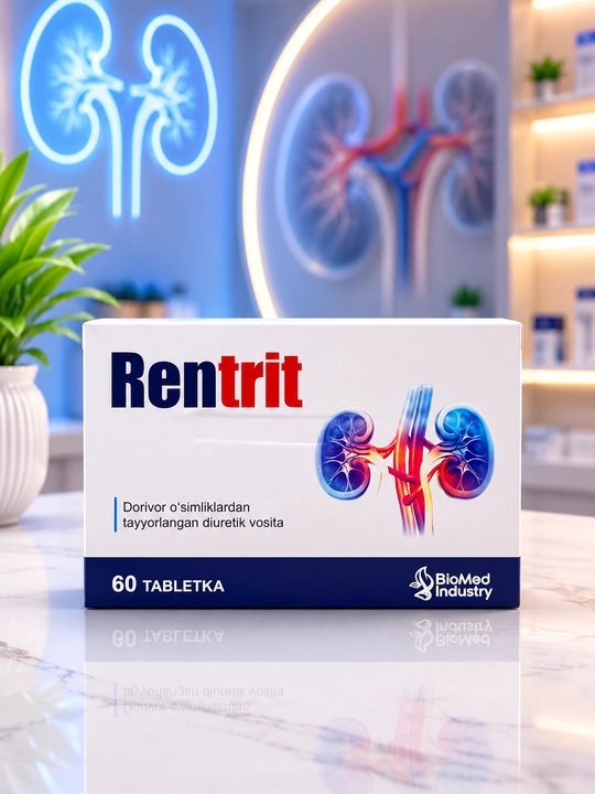 Rentrit — Для поддержки здоровья почек и мочевыводящих путей, 60 таблеток