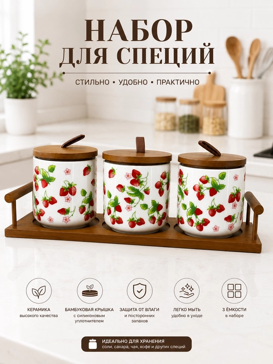 Набор для специй, набор банок для кухни, банки для хранения