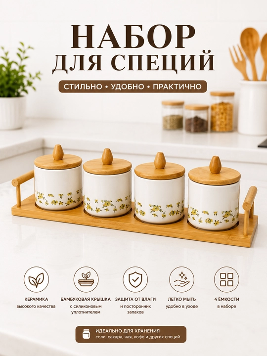 Набор для специй, набор банок для кухни, банки для хранения