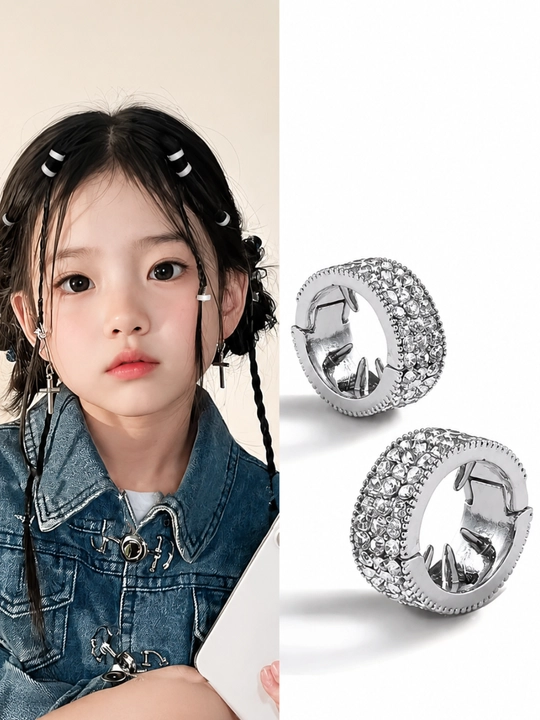 Кольца для волос в стиле Jennie (8 шт)