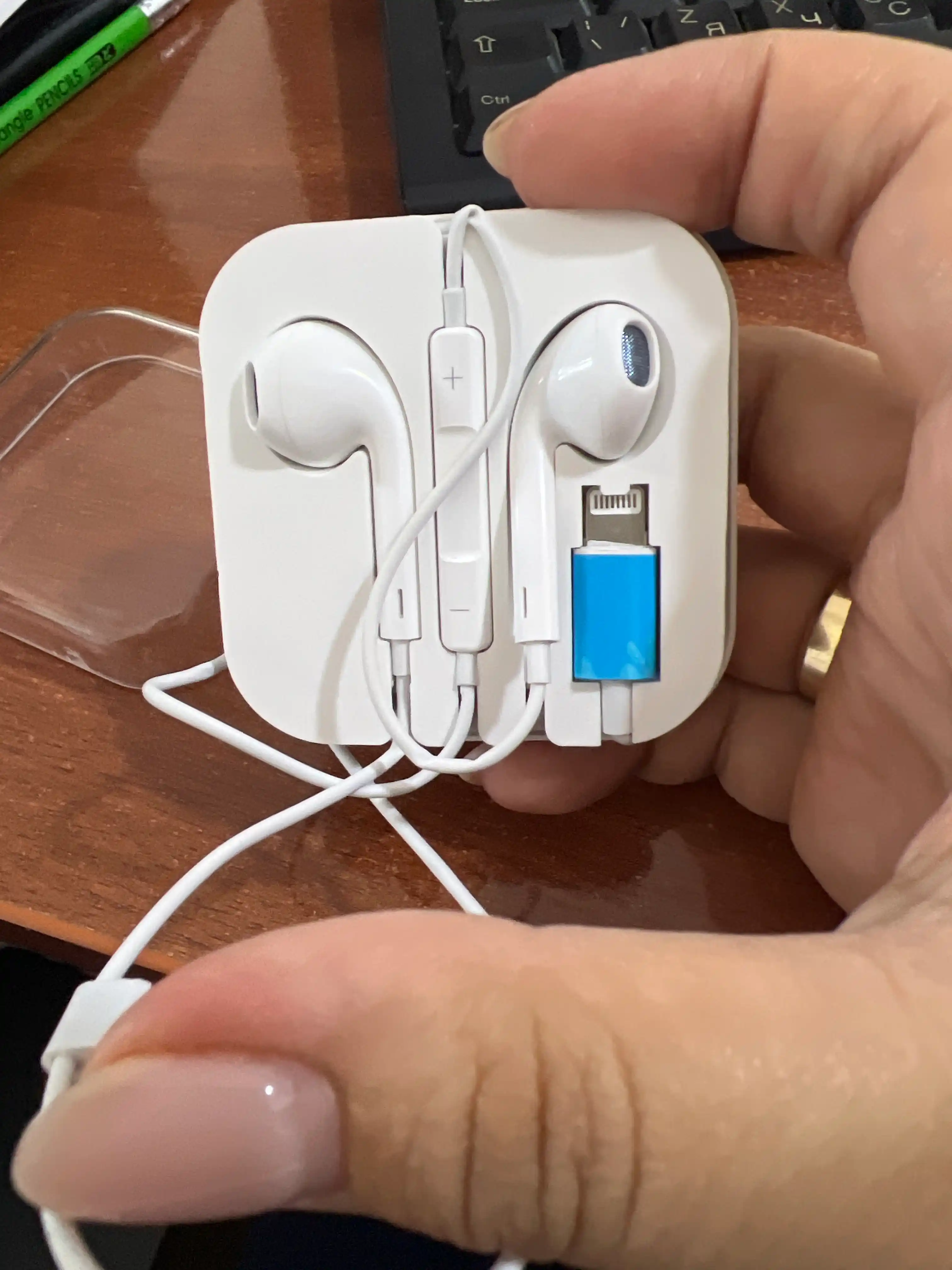 Проводные наушники с разъемом Lightning и Type-C, для смартфонов iPhone и Android