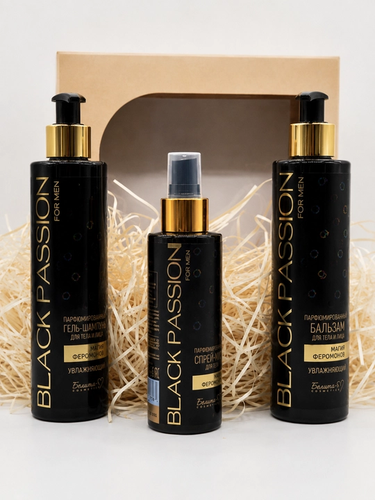 Уход за телом BLACK PASSION for men, увлажняющий, парфюмированный, Белика-М