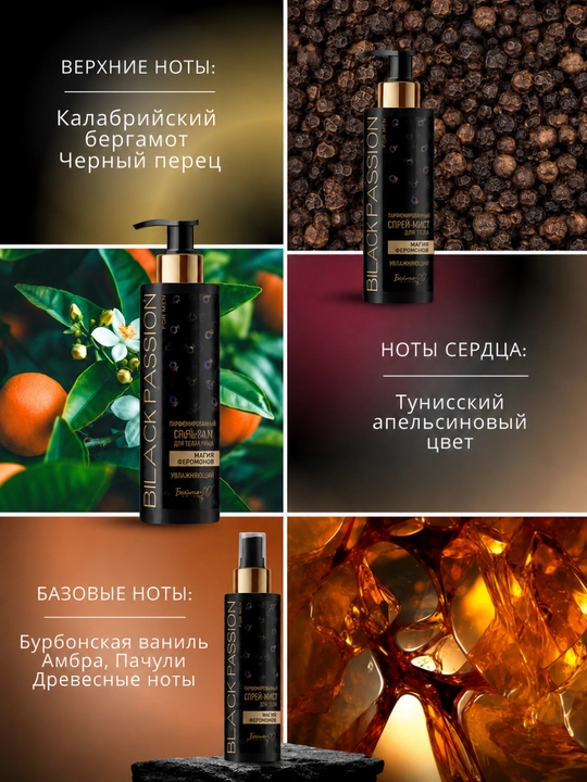 Уход за телом BLACK PASSION for men, увлажняющий, парфюмированный, Белика-М