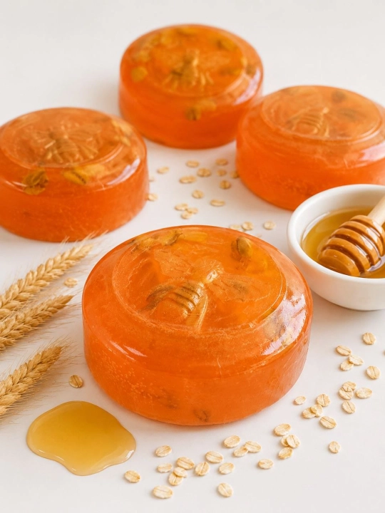 Tabiiy sovun tarvuzli, imbirli, asalli, sutli, guruchli, ovsyankali - 