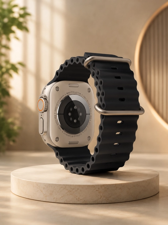 Apple Watch 42, 44, 45, 49 mm silikon remeshok, Ultra, SE, Series 3–10 uchun