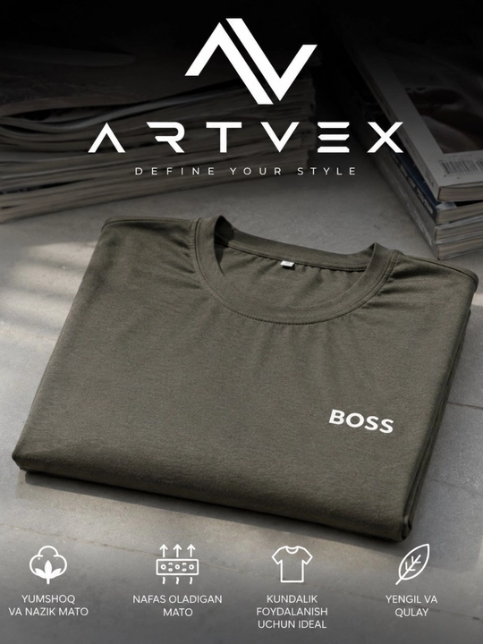 ARTVEX erkaklar va ayollar futbolkasi, 70% paxta, 30% poliester - 