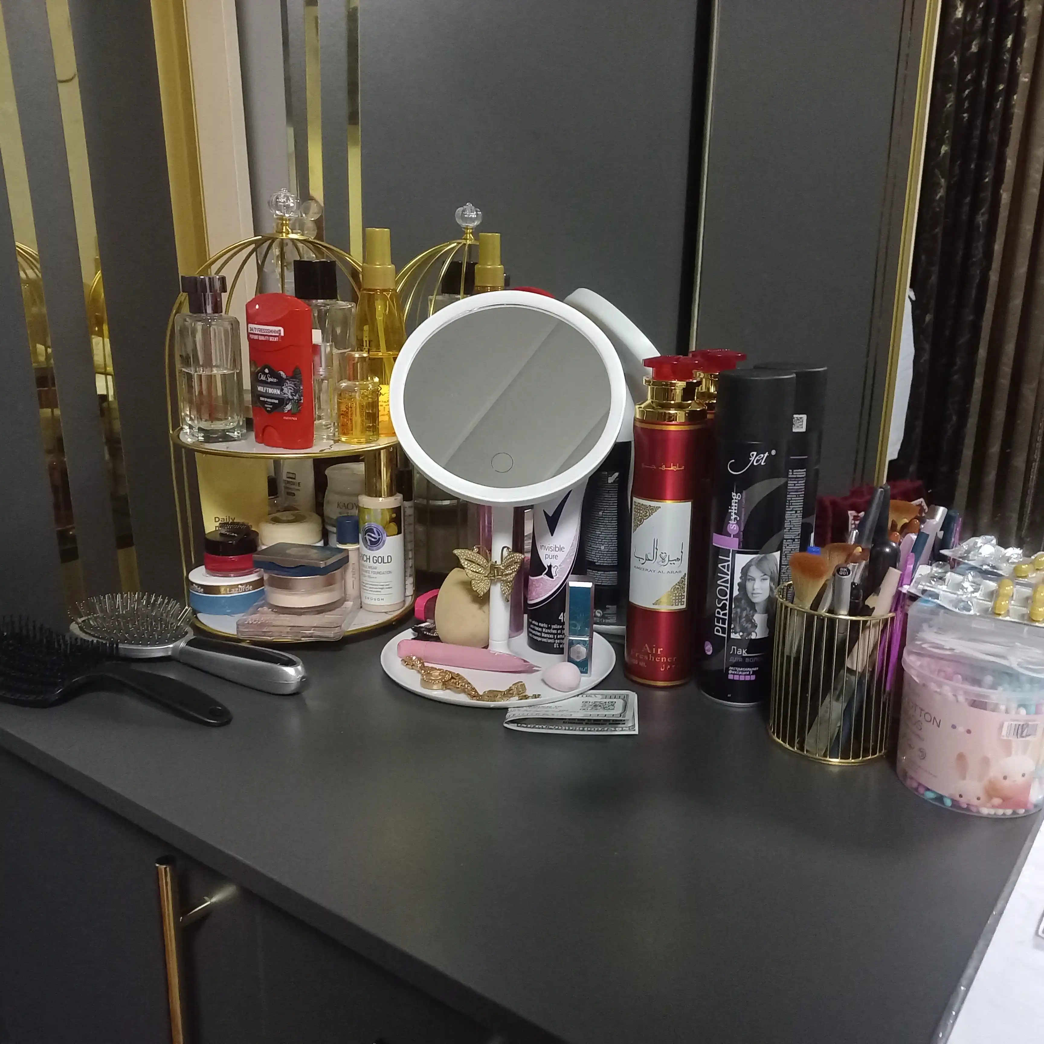 Органайзер подставка для косметики кистей корзина стакан