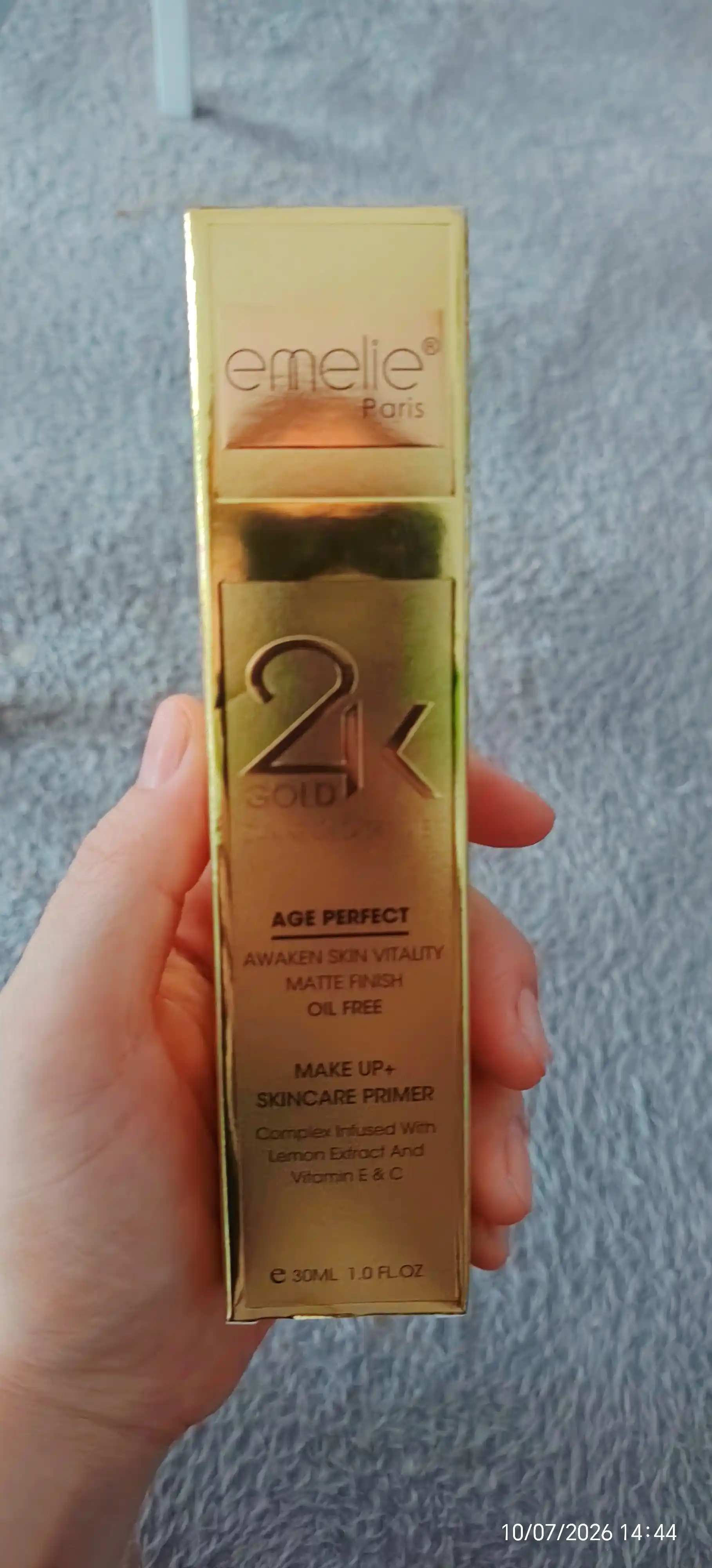 EMELIE 24K GOLD pardoz asosi, pardoz asosi, praymer, tonal krem