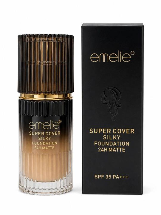 Тональный крем для лица Emelie SPF, стойкий, матовый эффект и ровное покрытие