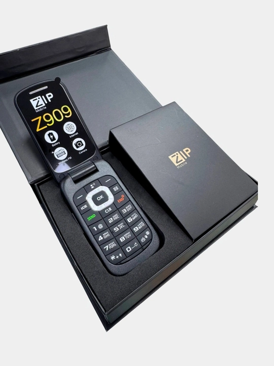 ZIP Z909 кнопочный телефон с  двух SIM-карт, двумя дисплеями и цветным экраном 2,8″ - 