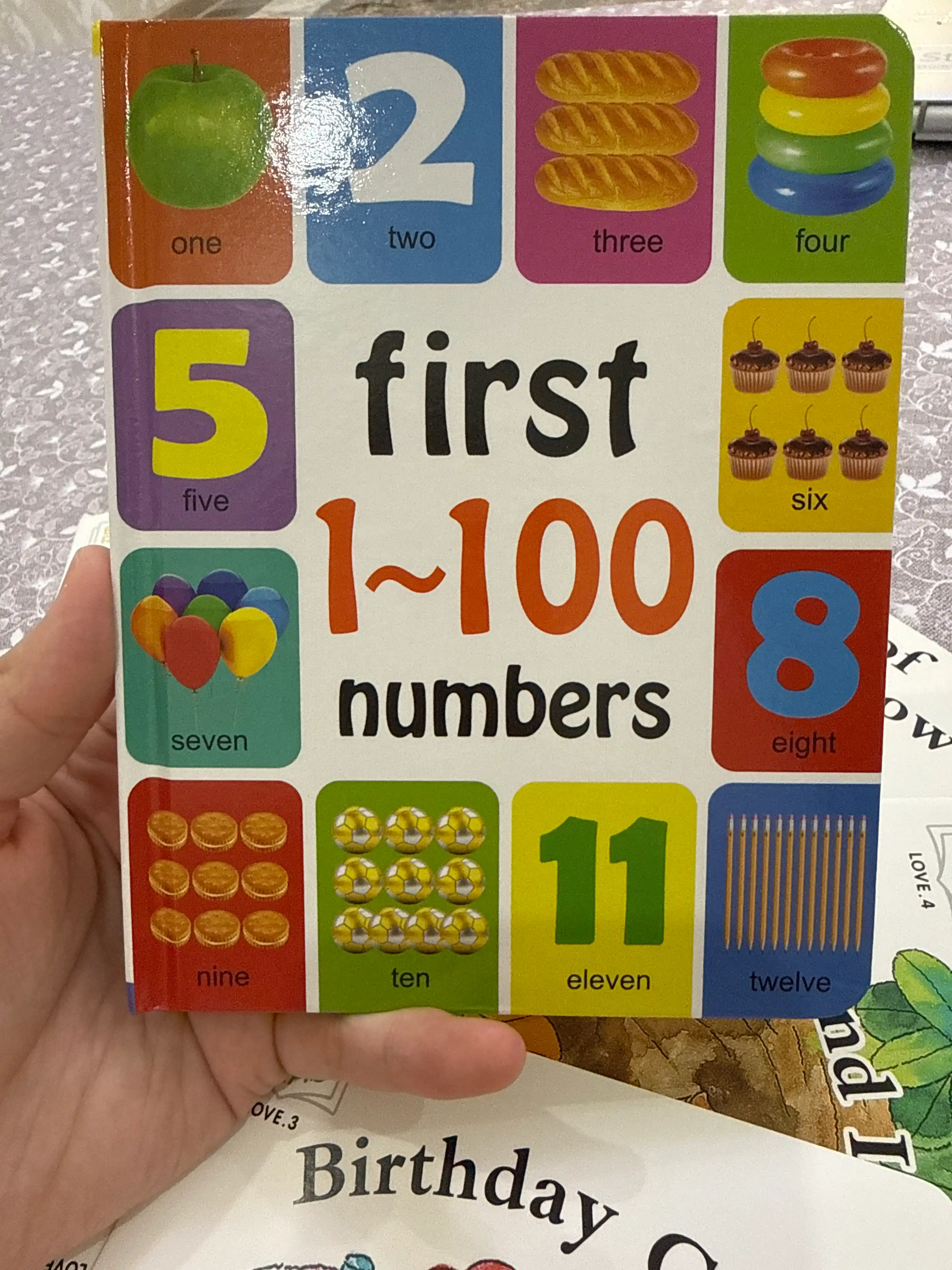 Ingliz tilini o'rganish, mening birinchi 100 ta so'zim, bolalar uchun rasmli kitoblar