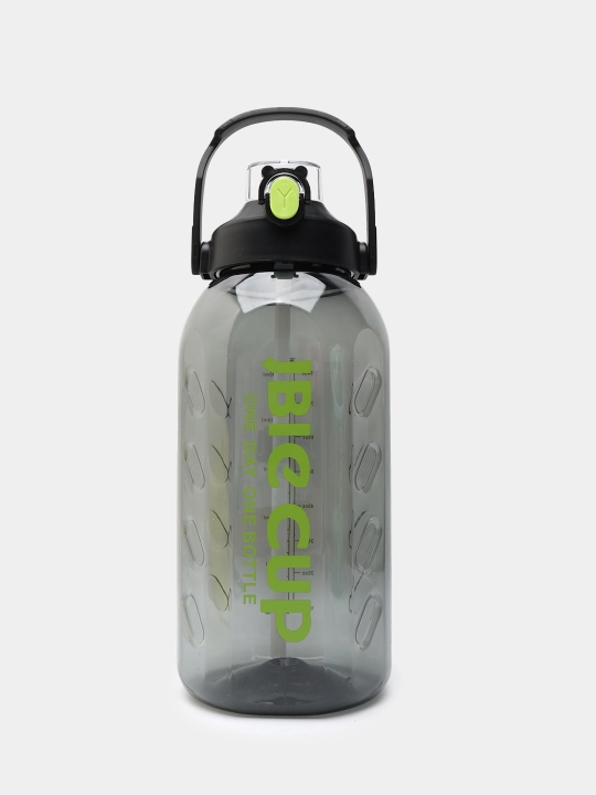 Suv va ichimliklar uchun trubkali katta butilka, 3000 ml, BIG Cup