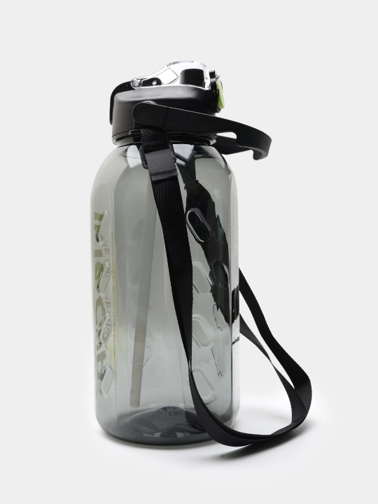 Suv va ichimliklar uchun trubkali katta butilka, 3000 ml, BIG Cup