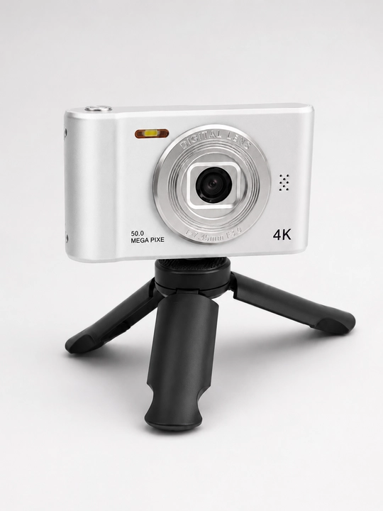 Bolalar uchun raqamli kamera 4K, foto va video, rangli ekran, USB quvvatlash, sovg‘a uchun