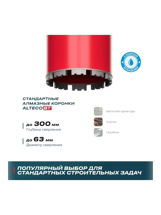 Olmosli toj ALTECO BT 63x350