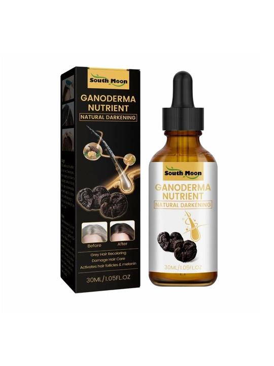 Сыворотка South Moon Ganoderma против седины для волос, 30 мл