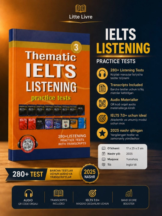 Thematic IELTS Reading Practice, Listening, Writing Practice Tests Cambridge english - 
