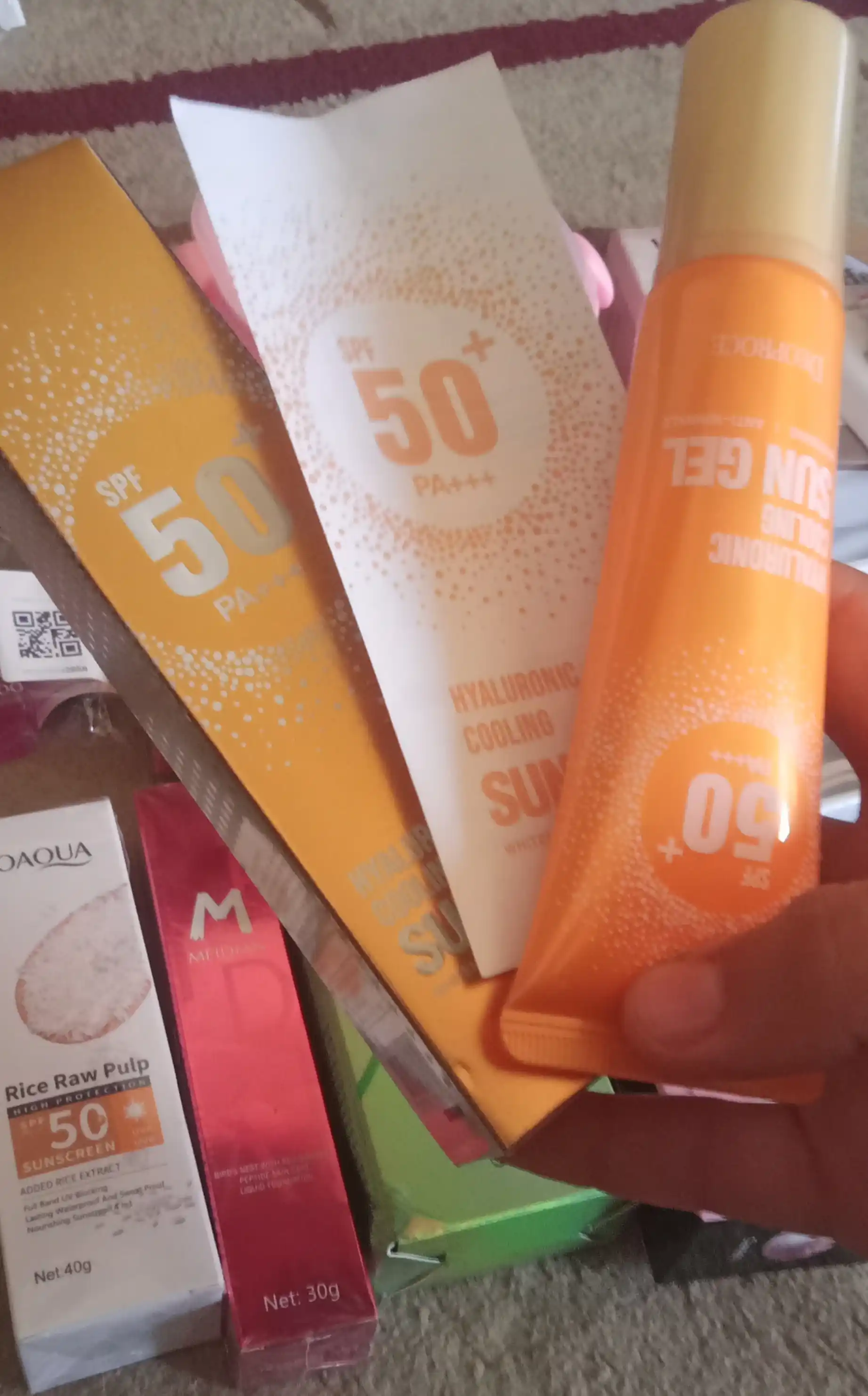 Крем солнцезащитный, крем для лица SPF 50 PA+++, 50 гр