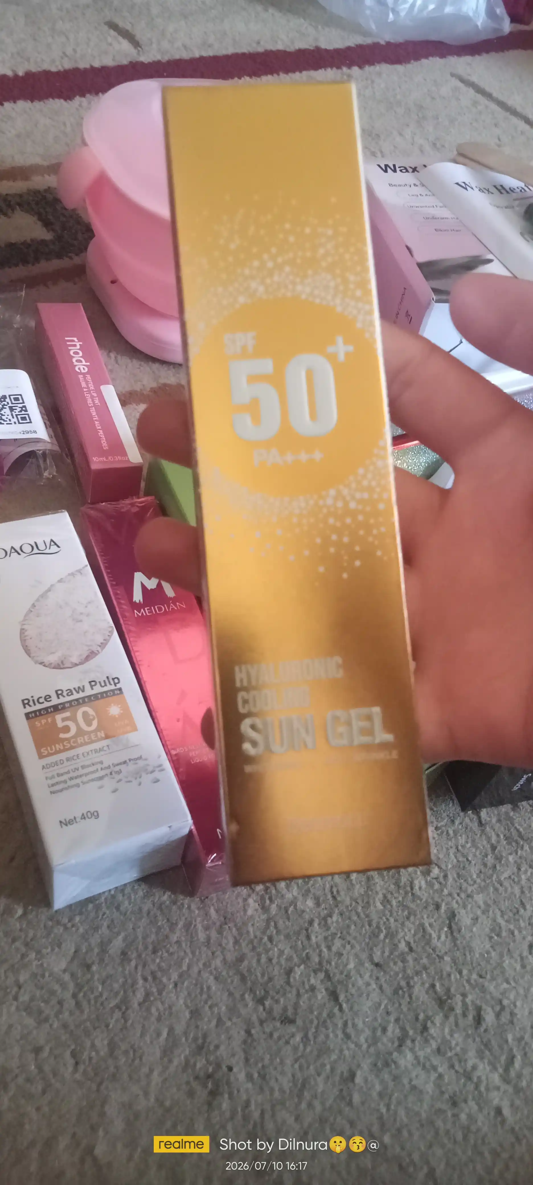 Крем солнцезащитный, крем для лица SPF 50 PA+++, 50 гр