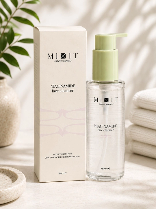 MIXIT Niacinamide Face Cleanser niatsinamidli yuvish geli, 150 ml - 