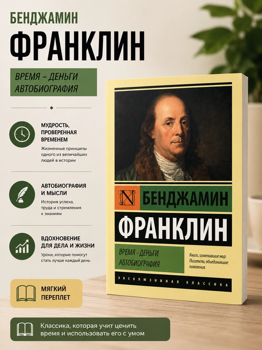 Вақт — пул. Автобиография, Бенжамин Франклин - 
