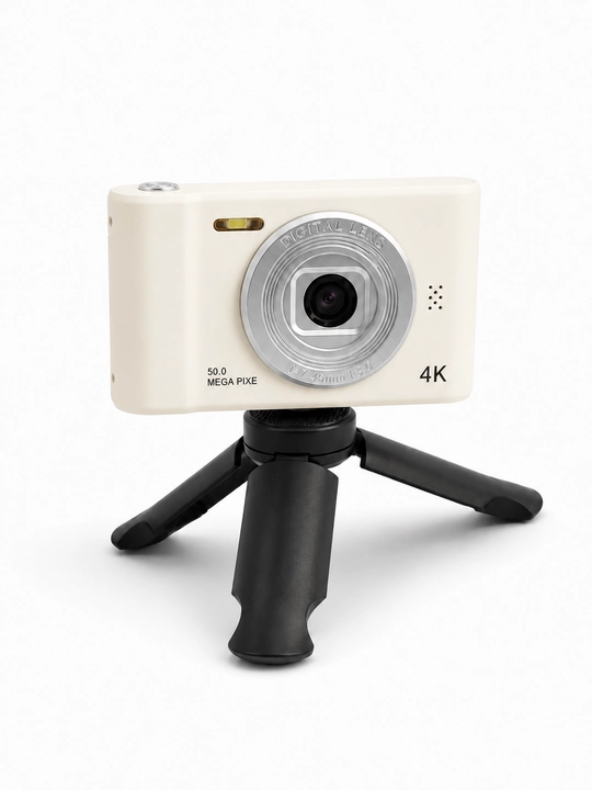 Bolalar uchun raqamli kamera 4K, foto va video, rangli ekran, USB quvvatlash, sovg‘a uchun