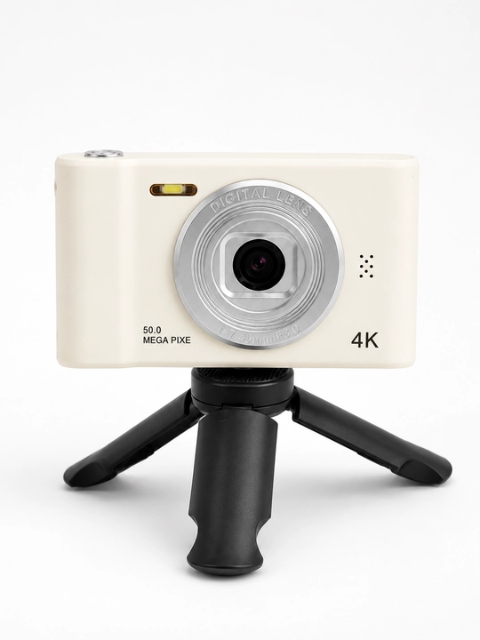 Bolalar uchun raqamli kamera 4K, foto va video, rangli ekran, USB quvvatlash, sovg‘a uchun