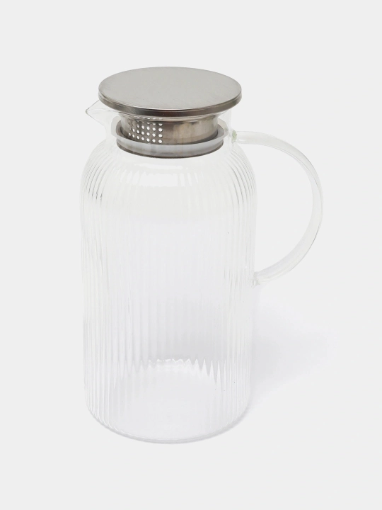 Filtrli va qopqoqli akril ko‘za, 2 l