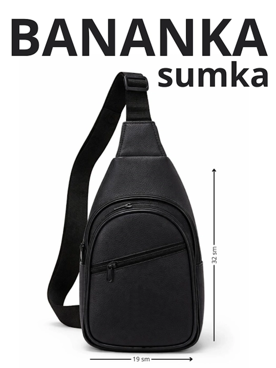 Erkaklar va ayollar uchun bananka sumka, crossbody, yelkadan osiladigan sumka