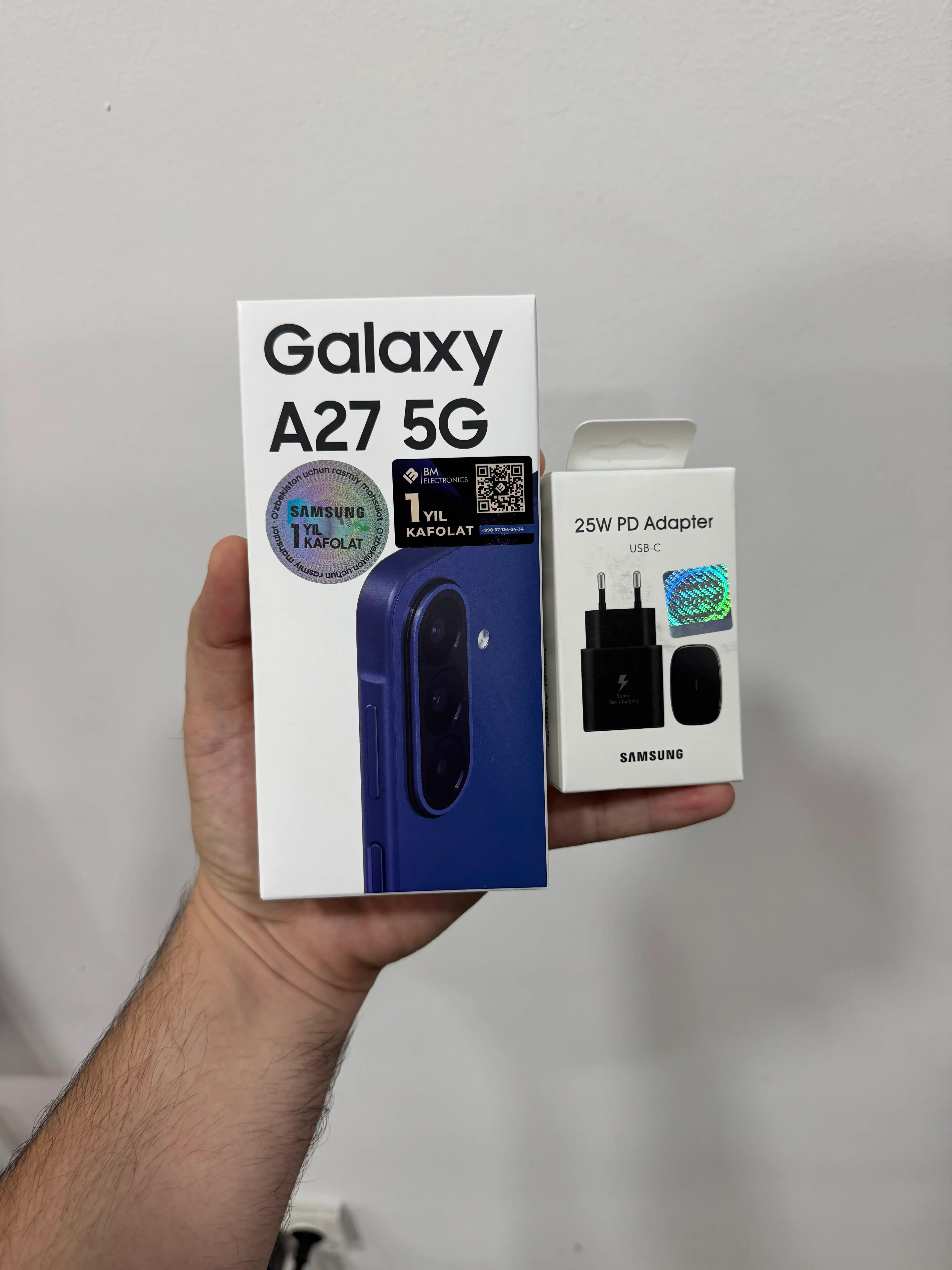 Смартфон Samsung Galaxy A27 5G, 8/256 ГБ, Super AMOLED 120 Гц, адаптер Samsung в подарок
