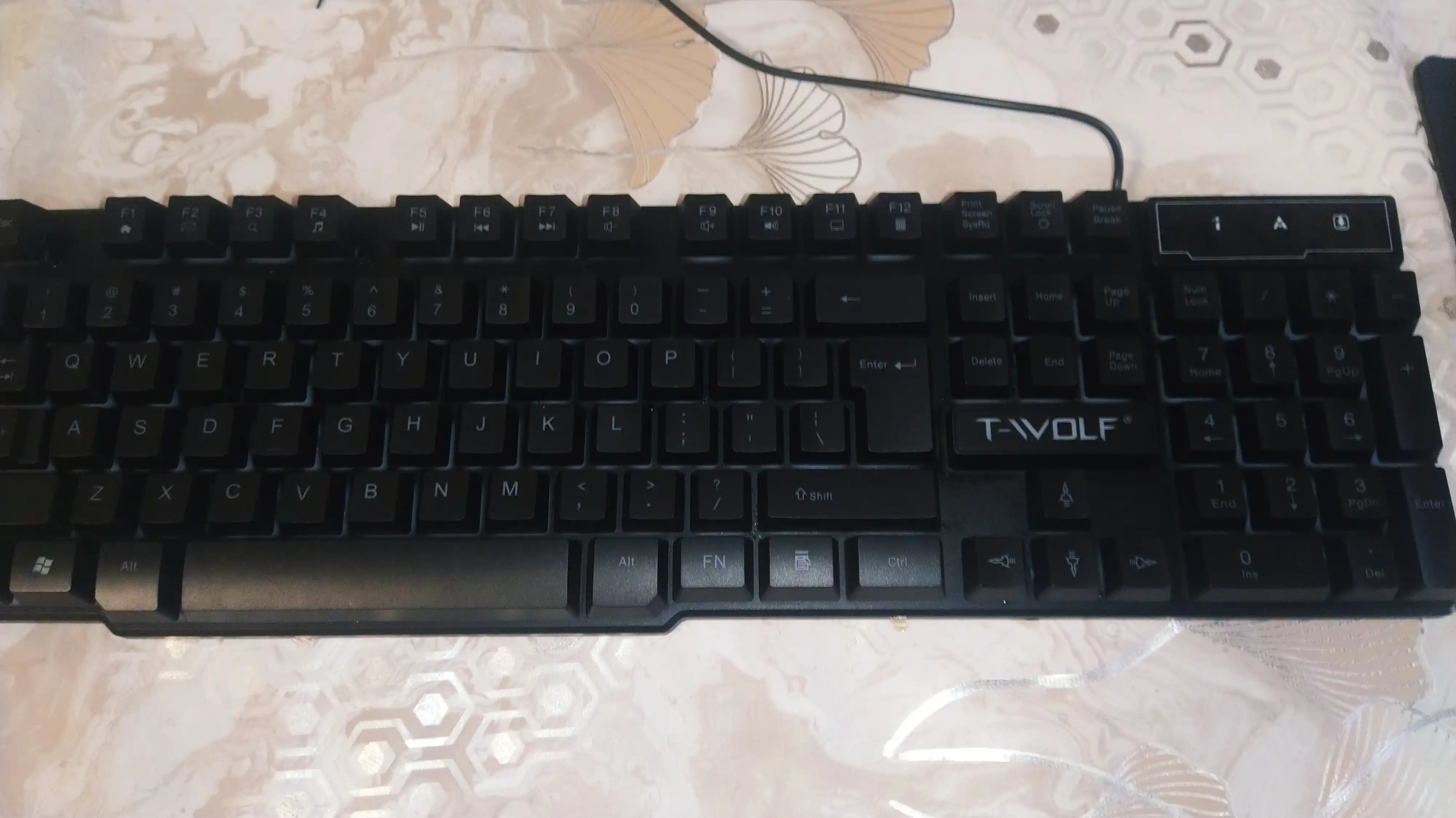 Игровая клавиатура и мышь T-wolf TF200, TF270, с RGB-подсветкой